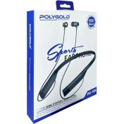 Resim PolyGold PG‑100 Bluetooth 5. 0 Boyun Askılı Kulaklık | 200 Saat Bekleme | 50 Saat Konuşma | Stereo Ses 