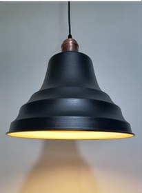 Resim Riolight Retro Siyah Içi Gold Tekli Metal Sarkıt Çap: 27Cm (538288405) 