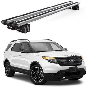 Resim Pençe Ford Explorer Ara Atkı 2011-2019 Uyumlu Gri Ara Atkı Port Bagaj Tavan Barı 