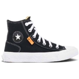 Resim Converse A04396C Chuck Taylor Alt Star High GS Far From Chuck Kadın Siyah Sneaker Günlük Spor Ayakka 