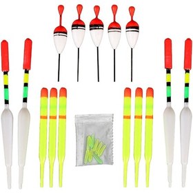 Resim Springsun Köpük Ve Plastik Malzemeden Yapılmış 15 Adet Şamandıra Seti 23x19cm 