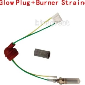 Resim Xiyu Shop Model 12V Stili 12V 24V 2kw 5kw 8kw Çin Isıtıcı Kitleri Parçaları Aksesuarlar Kızdırma Bujisi Ceram + Brülör Süzgeç + Anahtarı (Yurt Dışından) 