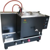 Resim 2 Demlikli Siyah Boyalı Çay Kazanı Elk+tüplü A++ Safir Çay Kazanl 