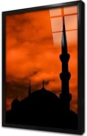 Resim İstanbul Çerçeveli Cam Tablo 20x30 cm CA16383 