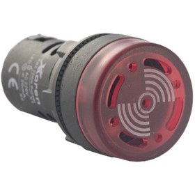 Resim Xkoren 220v Ac/dc Led'li Kırmızı Sesli Led Flaşör İkazlı 10adet 