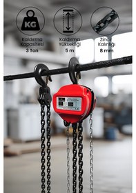 Resim Zincirli Caraskallar 3ton 5metre Gpc3t5m 