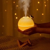 Resim Akfa Şık Kuş Tasarımlı Ultrasonik Hava Nemlendirici Difüzör Gece Lambası Sessiz Aromaterapi Cihazı 