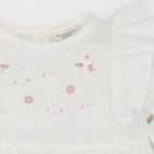 Resim DeFacto Kız Bebek Bisiklet Yaka Floral Flamlı Poplin Uzun Kollu Gömlek E2833A525SPWT32 Beyaz 