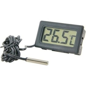 Resim Mini Dijital Termometre Problu Sıcaklık Ölçer Isı Ölçer Derece 