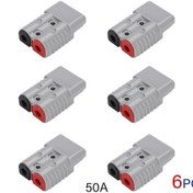 Resim Xuweiwei Agashe 6pcs Gray Hızlı Bağlantı Kablolama Konnektör Kit 50a Pil Kablosu 