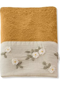 Resim Nova Bambu Nakışlı El Havlusu Hardal 