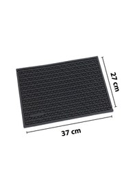 Resim 2 Li Avantaj: Çok Amaçlı Kauçuk Set, Bar Mat, Bulaşık Kurutma, Tencere Altlığı, Saksı Altlığı Siyah 