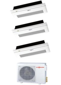 Resim Vitoclima Multi Tek Yön Kaset 1+5 Sistem (O5F3120M2) 9+9+12+24 Btu Iç 12,0 Kw Dış Ünite 