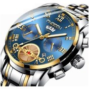 Resim Besthome1 Fngeen 4001 Erkek Kuvars Saat - Beyaz Çelik, Çok Renkli Model Çok Renkli 