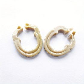 Resim 2 Adet Reçine Kauçuk Dam Klipsi - Yüksek Dayanımlı Ergonomik Tasarım, A & B Boyutları ile Diş Kaplamaları ve Diş İşlemleri için Islaştırılabilecek, Dayanıklı Yeniden Kullanılabilir Bariyer Klipsleri, Diş Hekimliği Araçları, Diş Koruma Matrisi, Esneklik ve Sağlamlık, Isıya Dayanıklı Malzeme, Oral Cerrahlar İçin 