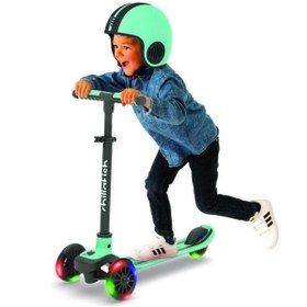 Resim Chillafish Scotti Glow 3 Tekerlekli Işıklı Scooter - Mint Turkuaz 