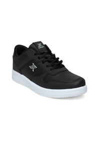 Resim Luttoon 4027-25 Cilt Deri Anatomik Erkek Sneaker Siyah Beyaz Siyah 