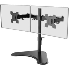 Resim Ergoflex EF42 Steel Design 2-8 kg Çift Kol Asansörlü 13\-27\" Desktop Monitör Standı 