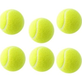 Resim 6 Adet Antrenman Tenis Topu Sarı 