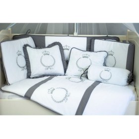 Resim özgürce Su Yeşili Bebek Uyku Seti, Yumuşak ve Rahat Nevresim Takımı, 70x110 