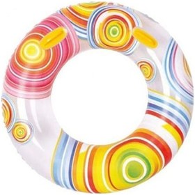 Resim Altıs A 140 Şeker Desenli Şişme Simit 106 Cm Çok Renkli 