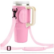 Resim Geeksen 40oz Buzluk Bardak Kılıfı - Su Geçirmez Malzeme İle Isı Saklama, Araç Ve Taşınabilir Kullanım İçin Pembe 