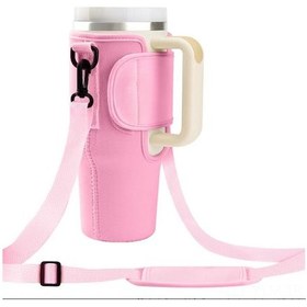 Resim Geeksen 40oz Buzluk Bardak Kılıfı - Su Geçirmez Malzeme İle Isı Saklama, Araç Ve Taşınabilir Kullanım İçin Pembe 