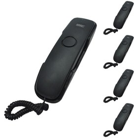 Resim KAREL 5 Adet Siyah Tm902 Duvar Telefonu 
