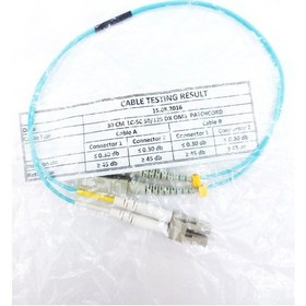 Resim FİBER PATCH CORD SC-LC MM DUPLEX 50/125 OM3 0.30 MT 