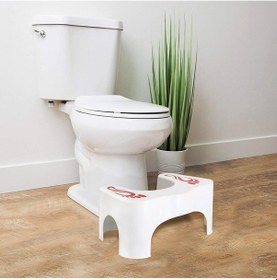 Resim Klozet Taburesi Klozete Oturma Aparatı Kırmızı 