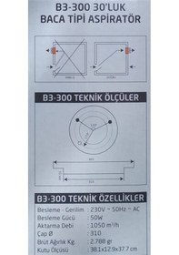 Resim Nisa Luce 30 Luk Baca Tipi Aspiratör Eb3 