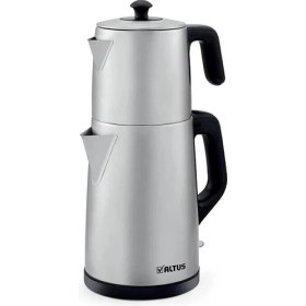 Resim Çay Makinesi Inox Gövde ve 1000 ml Cam French Press 