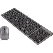 Resim TezMax Redmi Pad SE 8.7" Kablosuz Bluetooth Şarj Edilebilir Sessiz Klavye Mouse Seti 