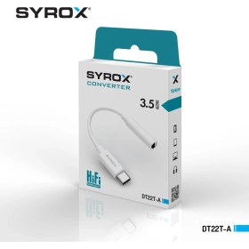 Resim Auris HF03 3.5mm Jack Konektörlü Kablolu Kulaklık + Syrox DT22T-A Type-C Kulaklık Çevirici & Dönüştürücü Aparatı 3.5mm Jack 