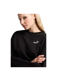 Resim Puma Ess Small No. 1 Logo Rela Siyah Kadın Sweatshirt 000000000102266226 Siyah 