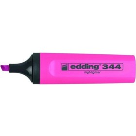 Resim Edding Fosforlu Kalem 344 Pembe 10'lu Paket Pembe 
