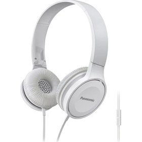 Resim Panasonic RP-HF100ME-W Beyaz Kablolu Kulak Üstü Mikrofonlu Katlanabilir Stereo Kulaklık 