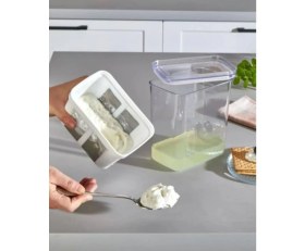 Resim Ev Tipi Yoğurt Süzme Aparatı Peynir Altı Suyu Ayırıcı 