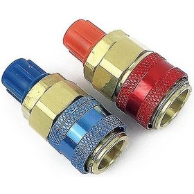 Resim Hızlı Bağlantı Elemanları Qc12 R134a Otomotiv Klima Flor Bağlantı Elemanları 1 Çift Huiliang 