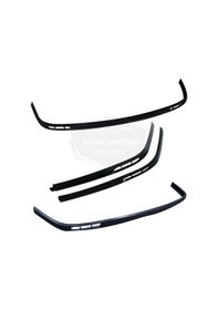 Resim Toyota Corolla Terra 1999-2002 Uyumlu Üniversal Laguna Lip Esnek Ön Lip 2 Parça Tampon Altı Dil Karlık Ön Ek 00 Şüscaroto Aksesuar 