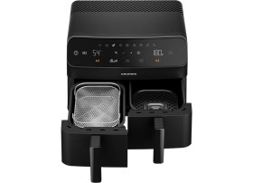 Resim Grundig Sağlıklı ve Pratik Çiftli Hava Fritöz, Hızlı Pişirme ve Lezzet Garantili 