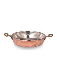 Resim Turna Bakır Soylu Tava 1 No 14 CM İnce Kırmızı Turna7602-1 