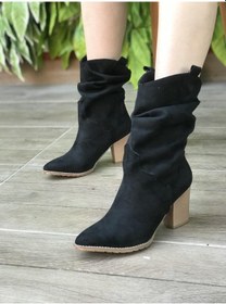 Resim Liza Süet Topuklu Kadın Çizme 004 Liza 001 