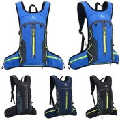 Resim Hafif Nefes Alabilir Su Geçirmez Bisiklet Sırt Çantası - 2l Su Torbası Uyumlu Siyah - Yeşil Siyah - Yeşil 