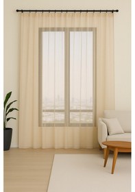 Resim Alina Tül Perde ekru 