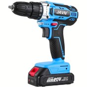 Resim 1 Takım JAVN 20V Kablosuz Matkap Elektrikli Vidalı Tornavida, Mini Kablosuz Güç Sürücü DC Lityum-İyon Pil 3/8 İnç 