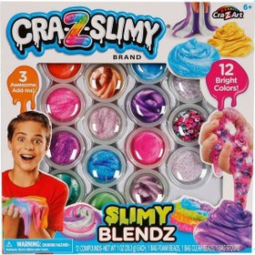 Resim Cra-z-art Cra-z-slimy Slime Tasarım Seti - 12'li Paket Ve Dekoratif Aksesuarlı Çok Renkli 