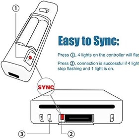 Resim Edorco Remote Controller for Wii Nintendo, Wii Remote and Nunchuck Joystick for Wii and Wii U Console (2 Set,Black and White) 