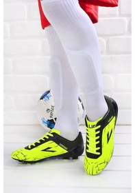 Resim Lig Meteor Erkek Krampon Çim Saha Futbol Ayakkabısı Sarı (415159489) 