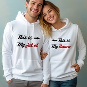 Resim Romeo And Juliet Kapşonlu Sevgili Sweatshirt 